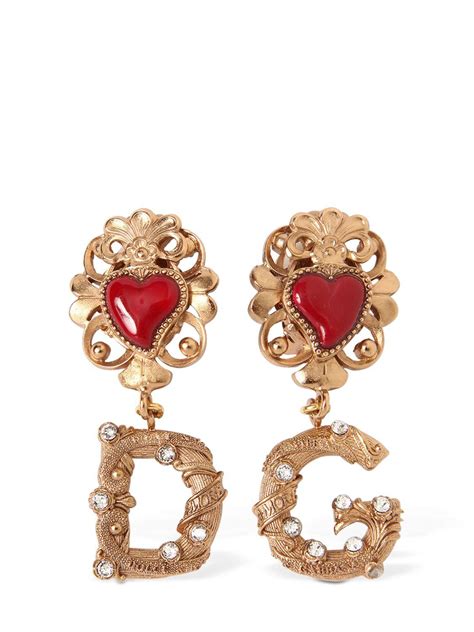 dolce and gabbana earrings studs|dolce gabbana sale online shop.